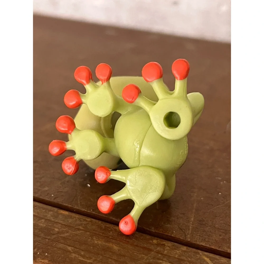 LPS Littlest Pet Shop Hasbro Green Orange Frog #805‎